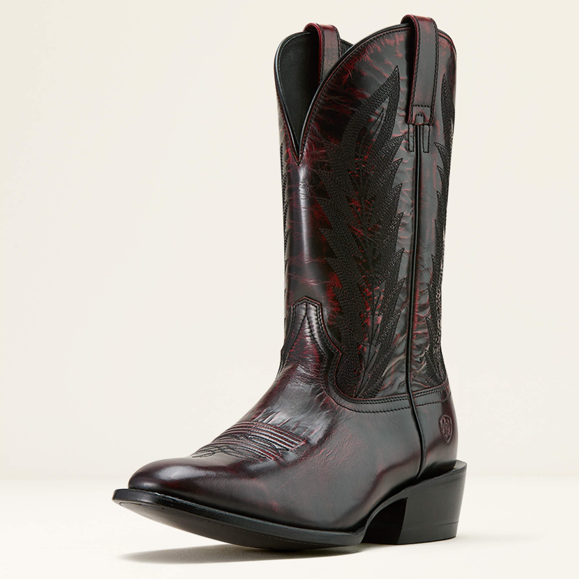Willie Western Boot Men - BLACK CHERRY