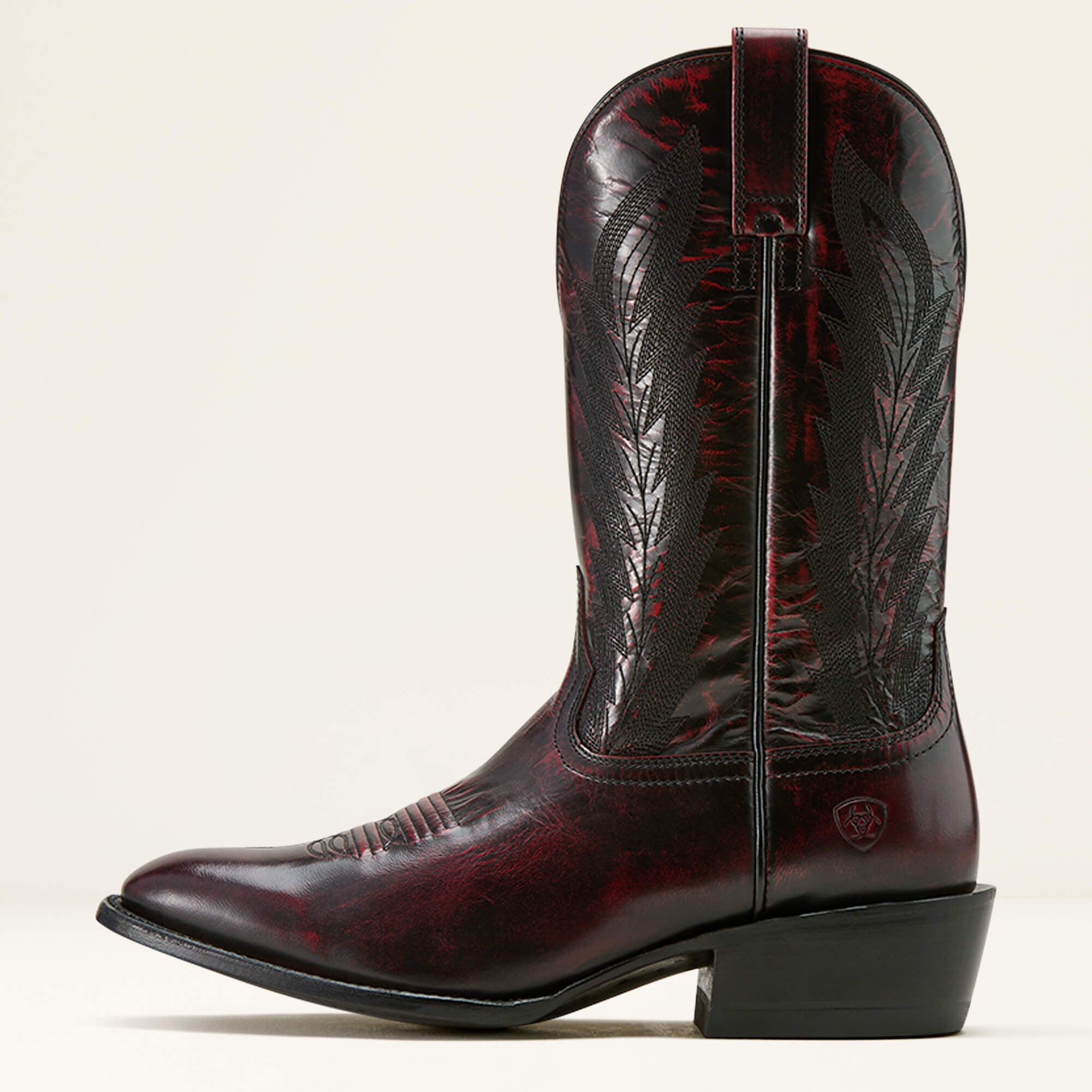 Willie Western Boot Men - BLACK CHERRY