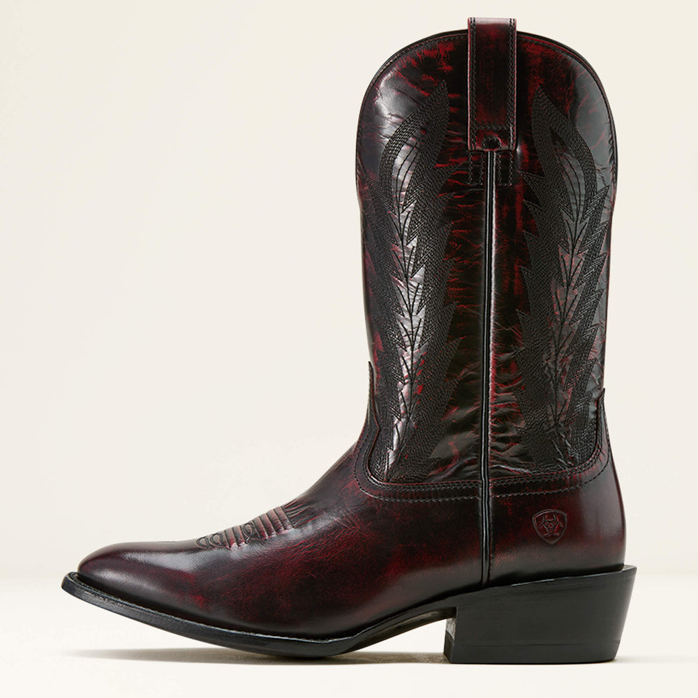 Willie Western Boot Men - BLACK CHERRY