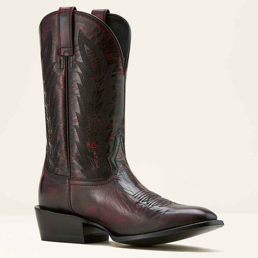 Willie Western Boot Men - BLACK CHERRY