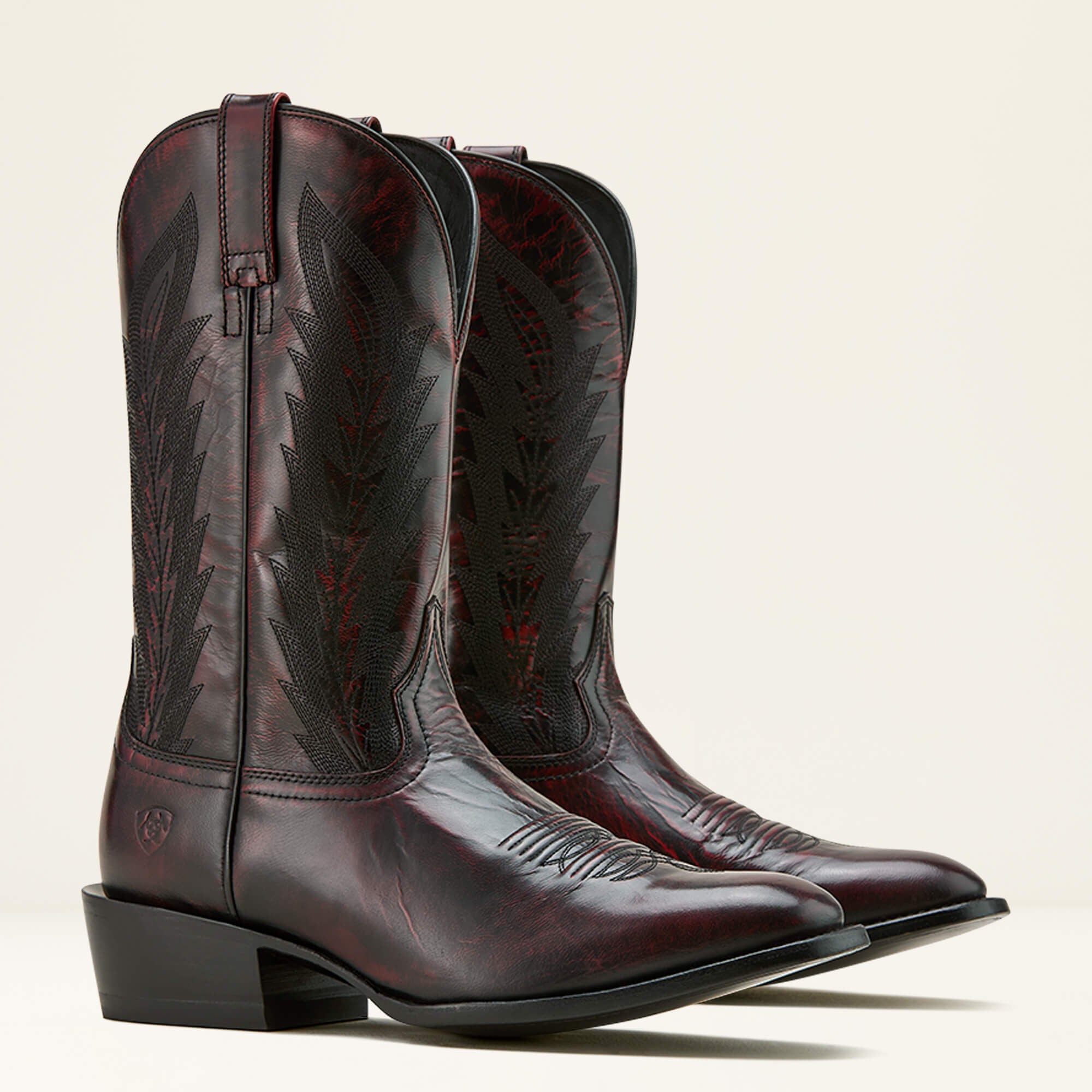 Willie Western Boot Men - BLACK CHERRY