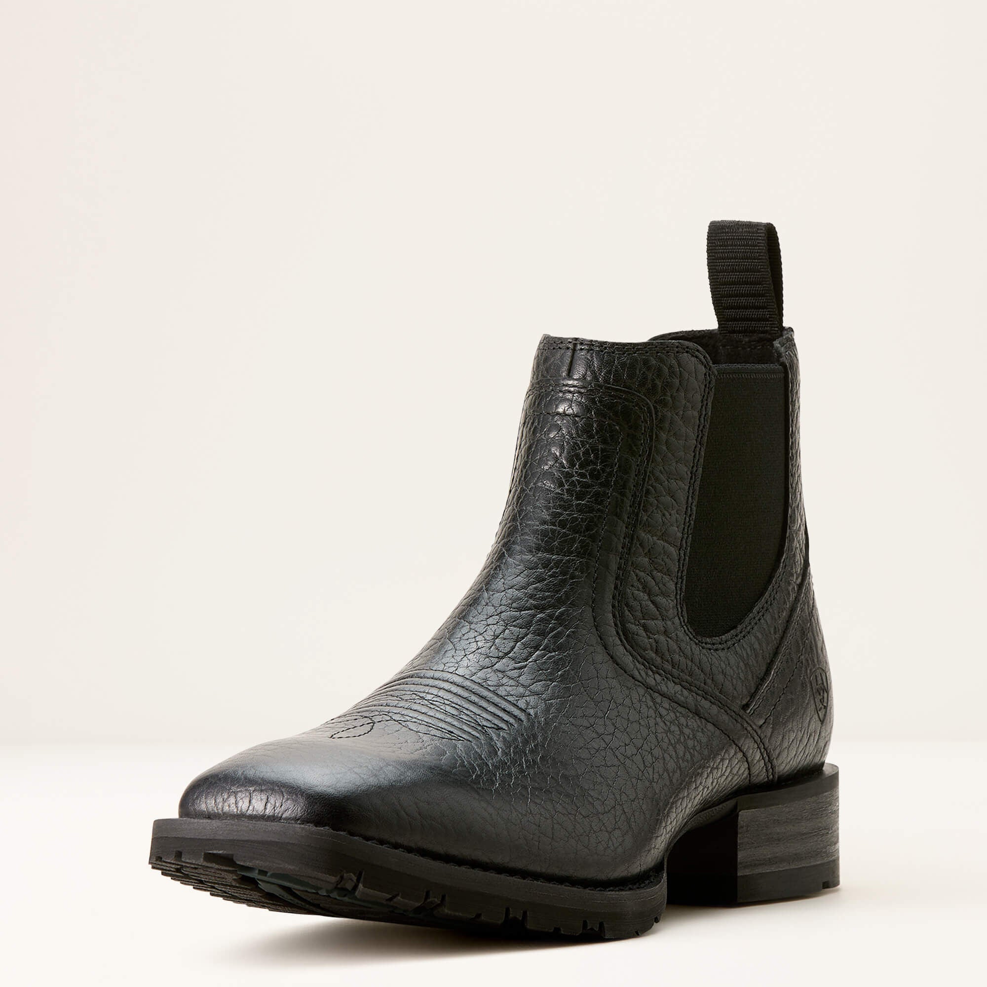 Hybrid Low Boy Wide Square Toe Chelsea Boot Men - BLACK ADOBE