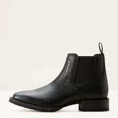 Hybrid Low Boy Wide Square Toe Chelsea Boot Men - BLACK ADOBE