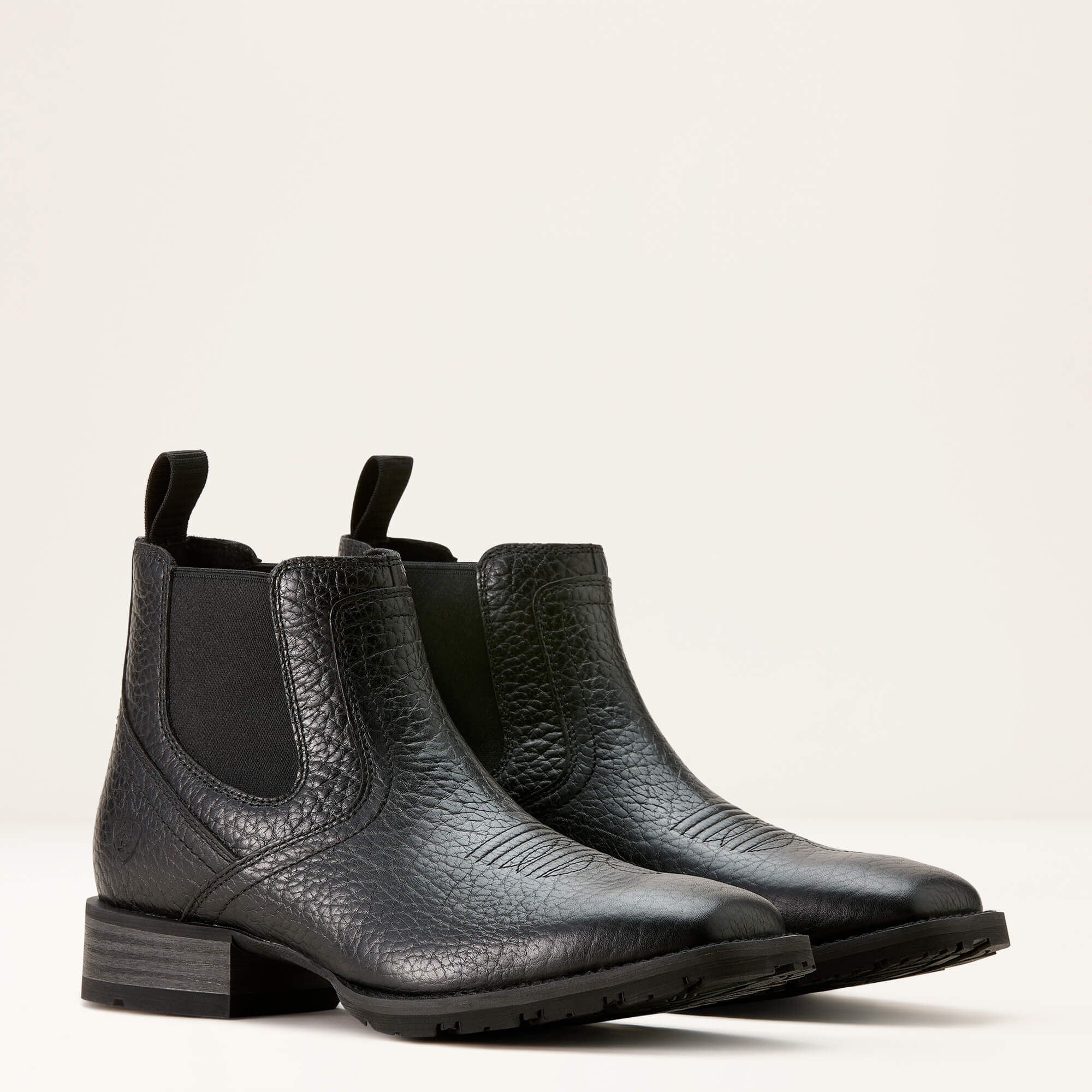 Hybrid Low Boy Wide Square Toe Chelsea Boot Men - BLACK ADOBE