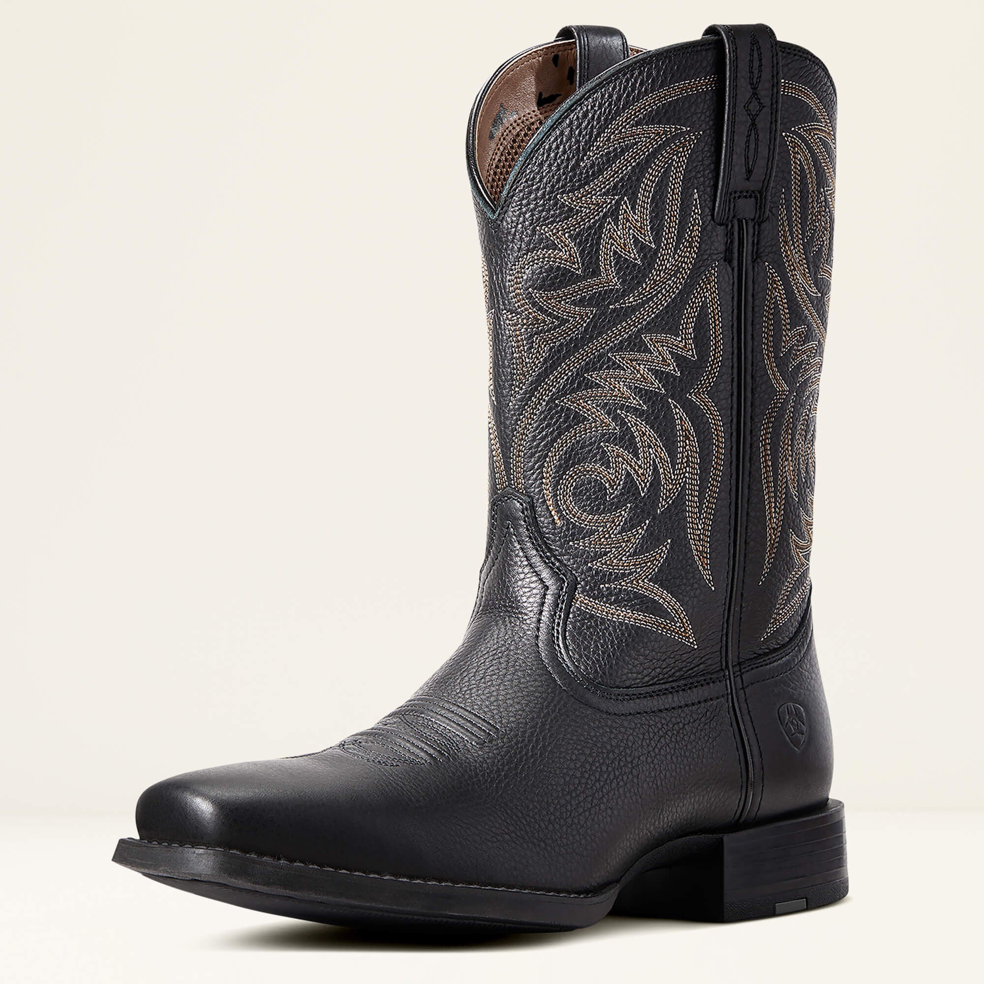 Sport Herdsman Western Boot Men - BLACK DEERTAN