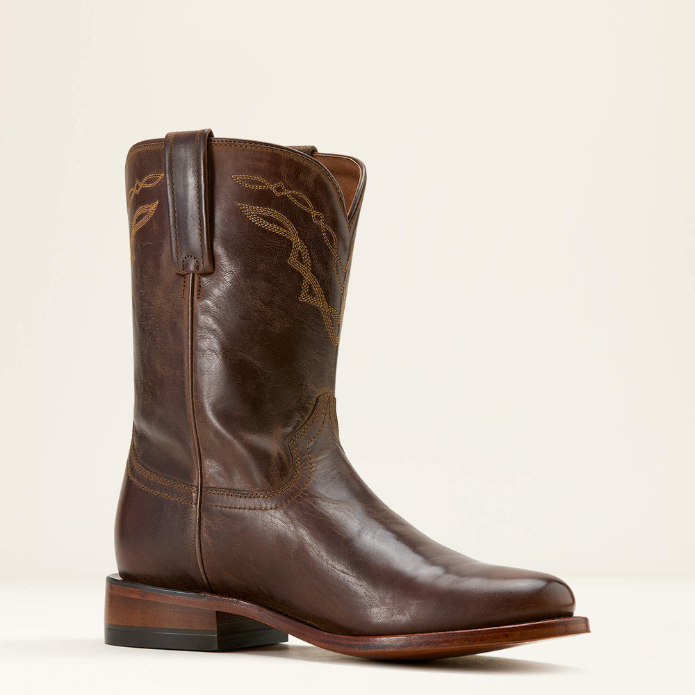 Downtown Western Boot Men - LOCO BROWN