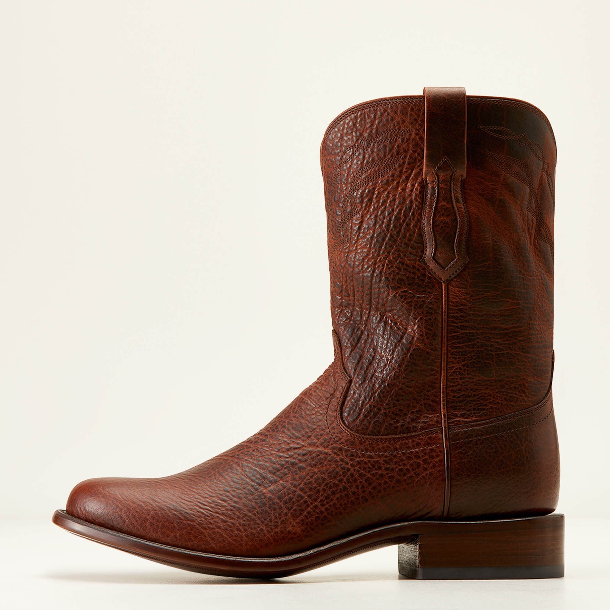 Bench Made Clanton Western Boot Men - SADDLE BROWN BISON