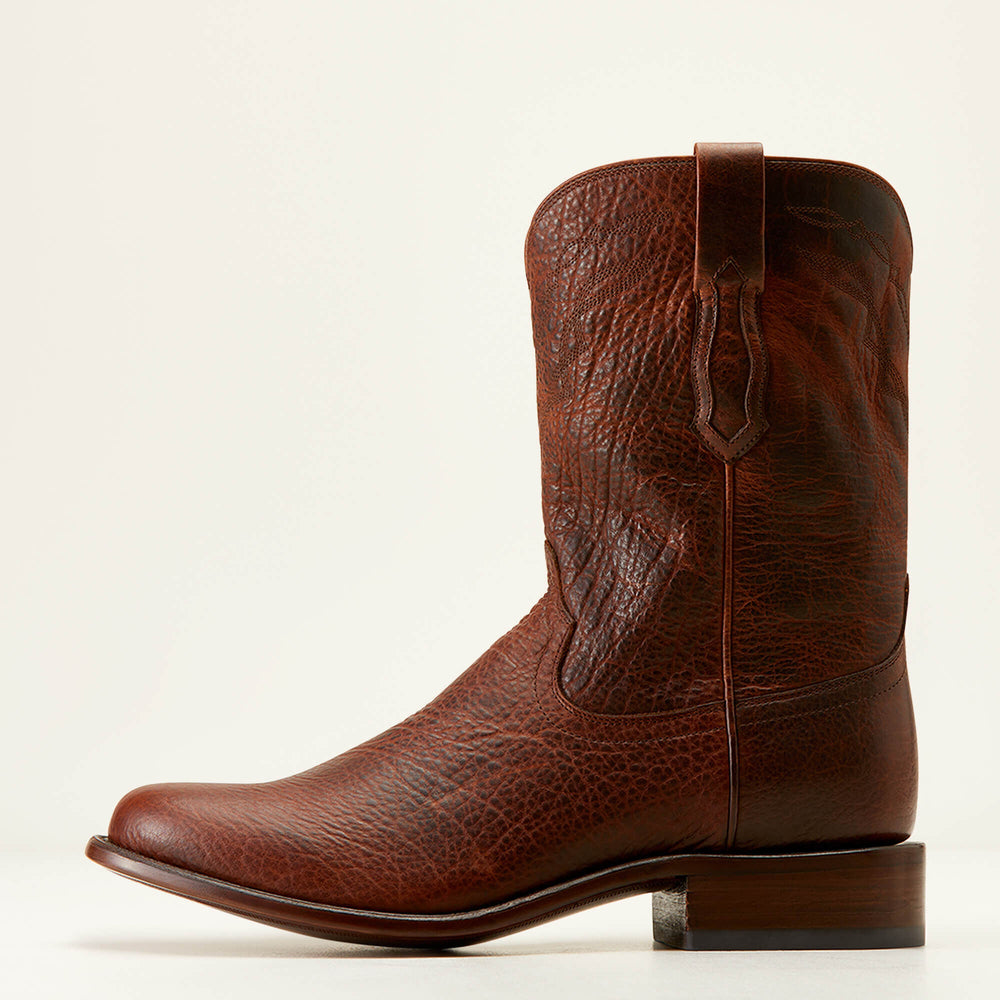 Bench Made Clanton Western Boot Men - SADDLE BROWN BISON