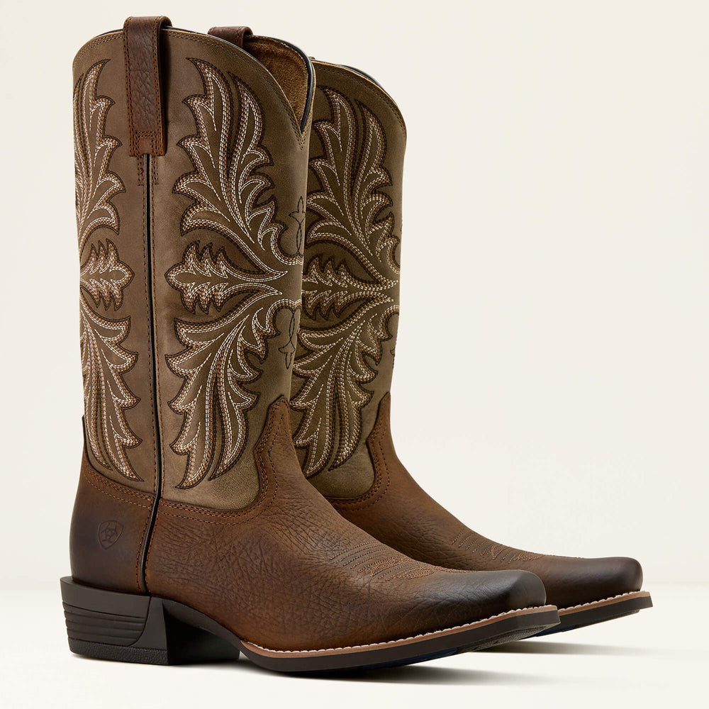 Hustler Cowboy Boot Men - EARTH/BROWN BOMBER