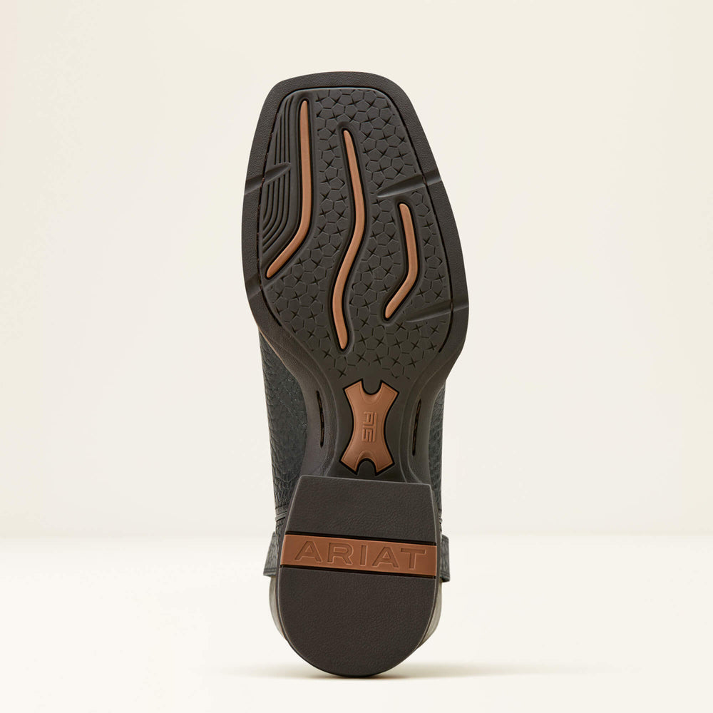 Sport Antlers Cowboy Boot Men - BLACK ADOBE/FOUR LEAF CLOVER