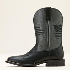 Circuit Patriot Cowboy Boot Men - BLACK NIGHT/GUNMETAL