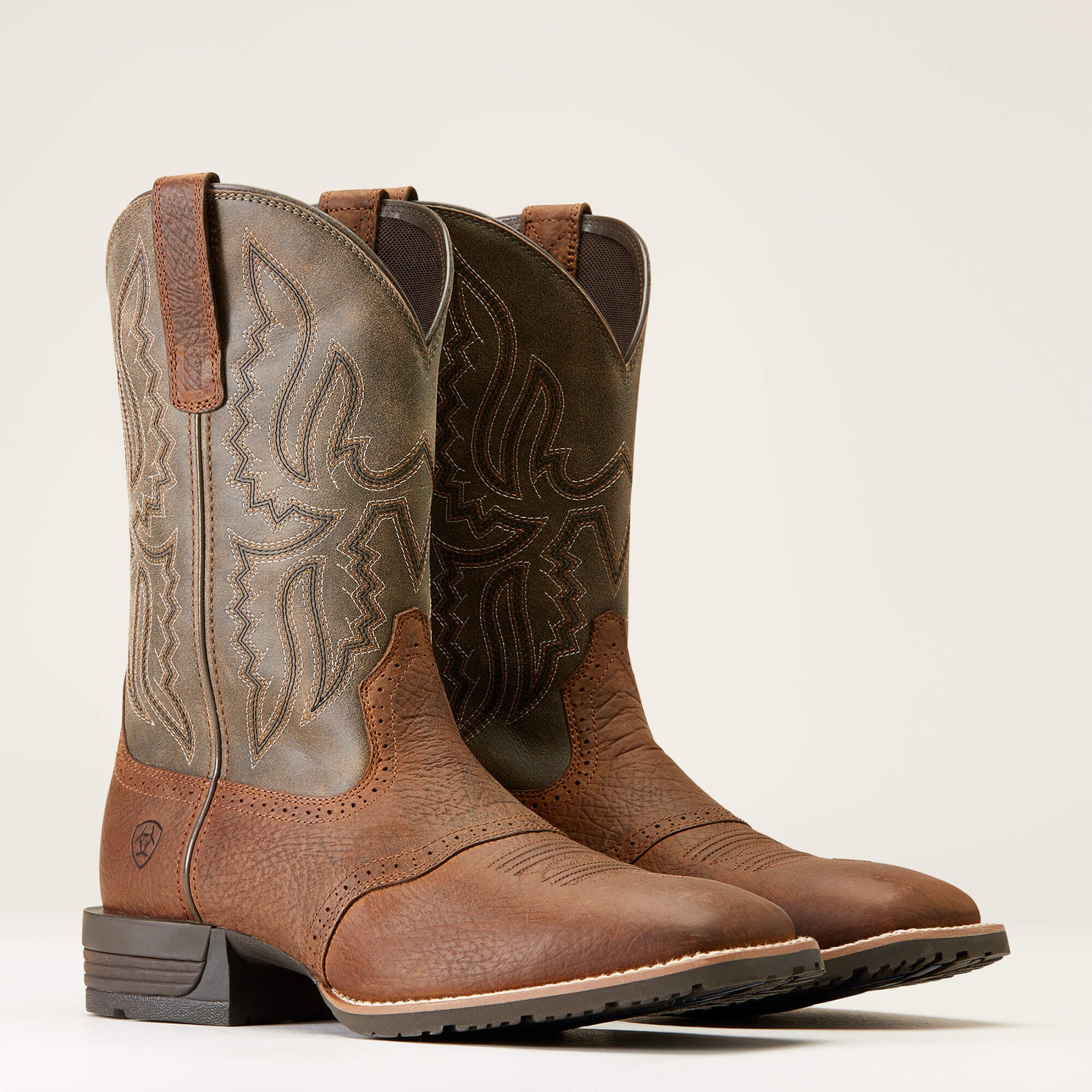 Hybrid Ranchway Western Boot Men - EARTH