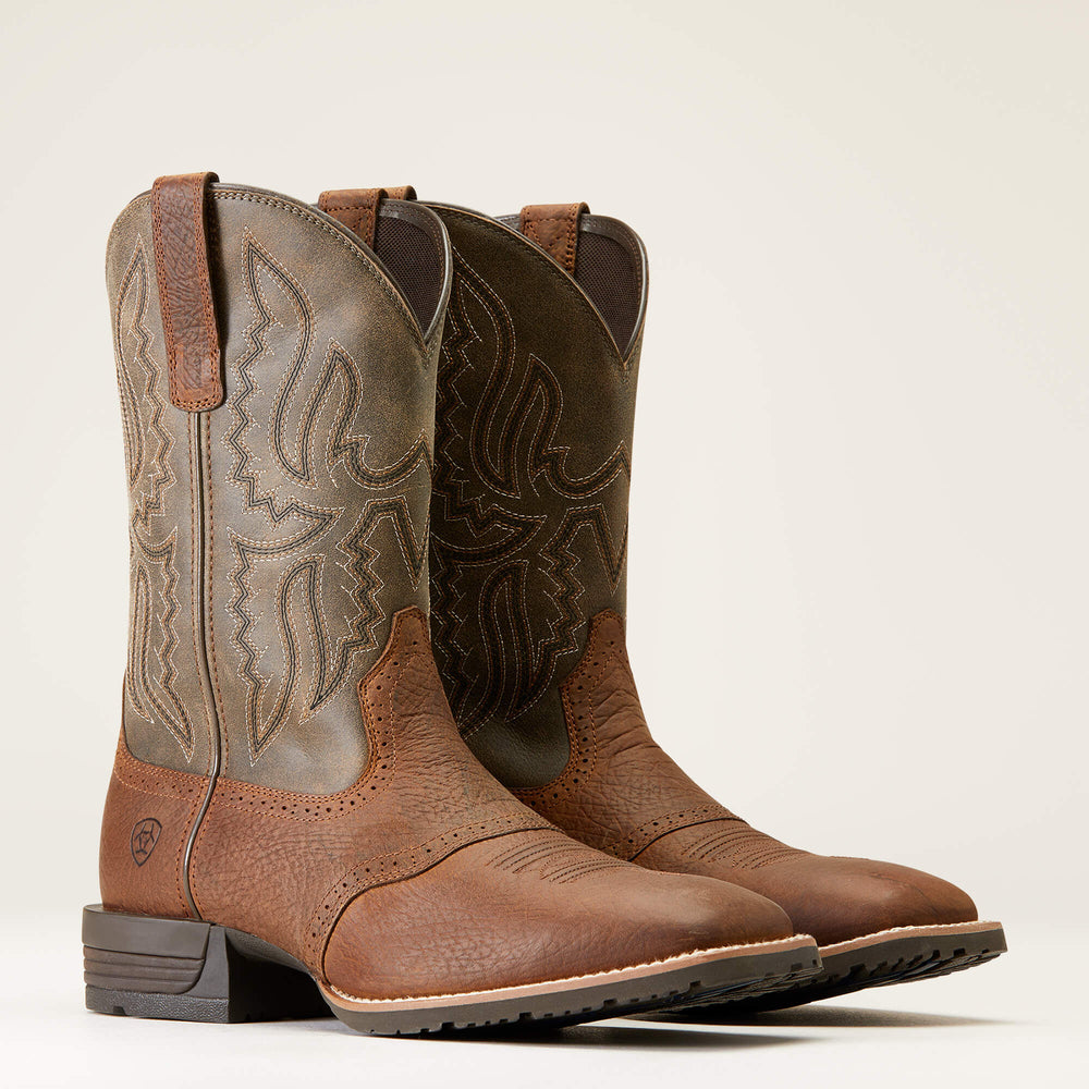 Hybrid Ranchway Western Boot Men - EARTH