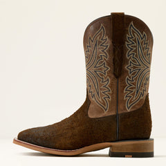 Walker Cowboy Boot Men - BEST BRONZE ROUGHOUT/CONQUEST BROWN