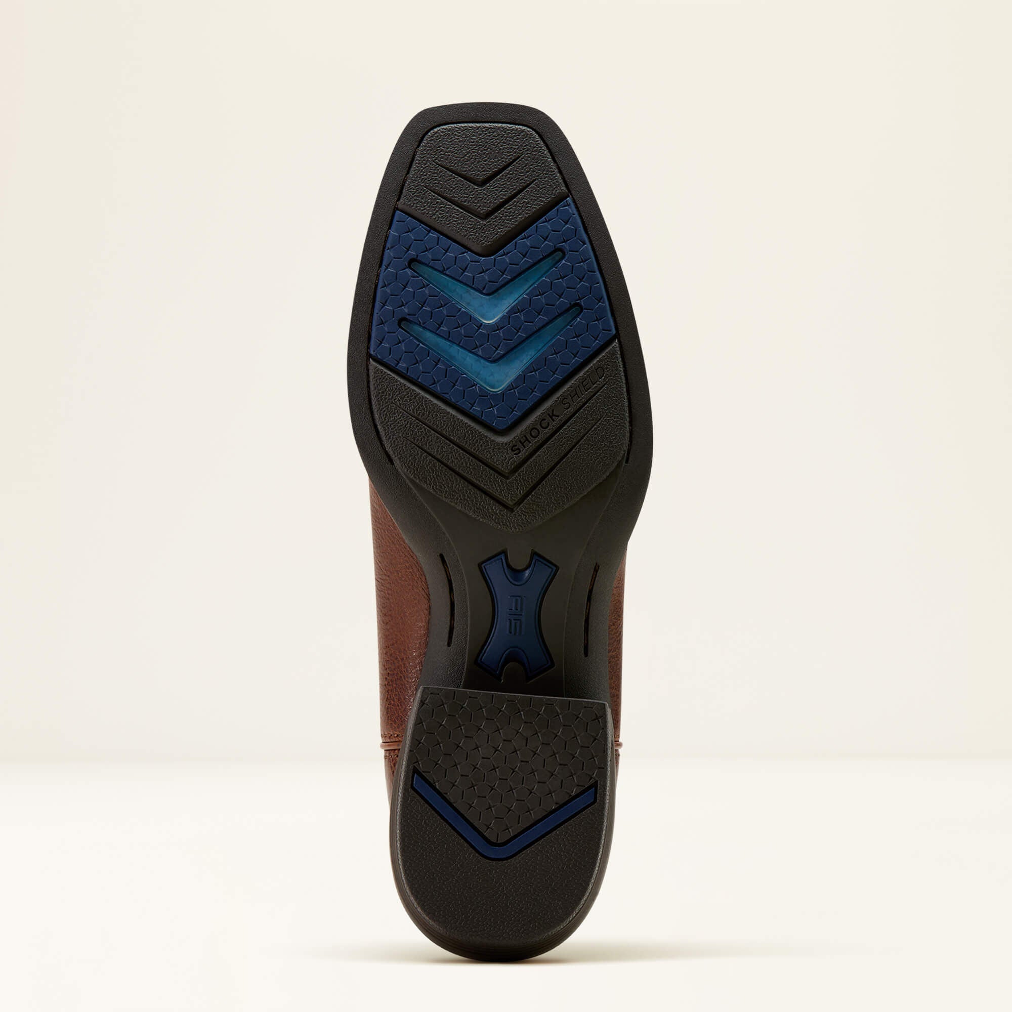 Hustler Cowboy Boot Men - BEASTY BROWN/PACIFIC BLUE