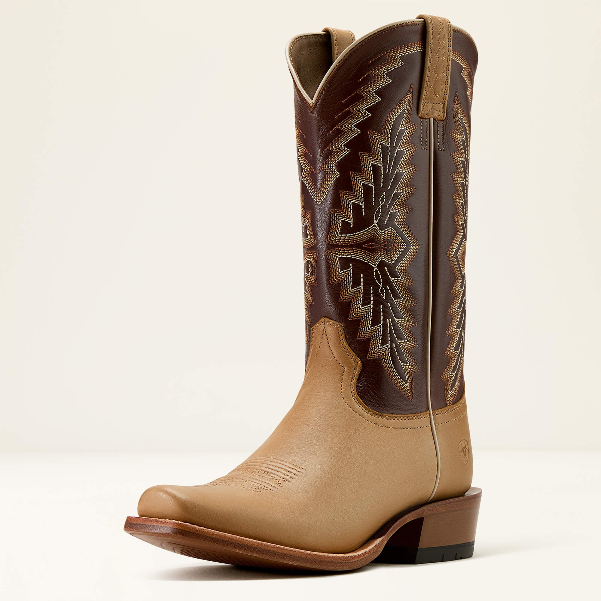 Futurity Showman Cowboy Boot Men - FLAXEN TAN/ENDURING CHOCOLATE
