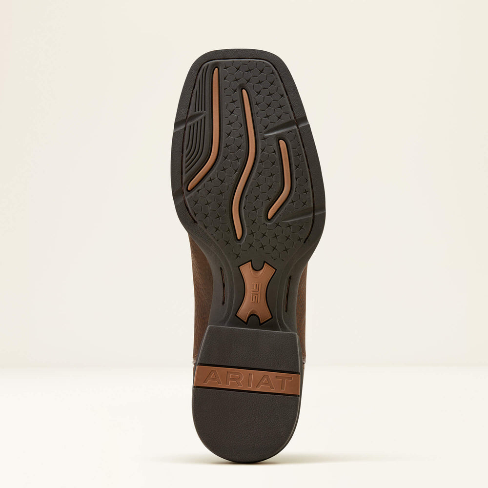 Sport Outdoor Cowboy Boot Men - BROWN OILED ROWDY/TACK GREEN