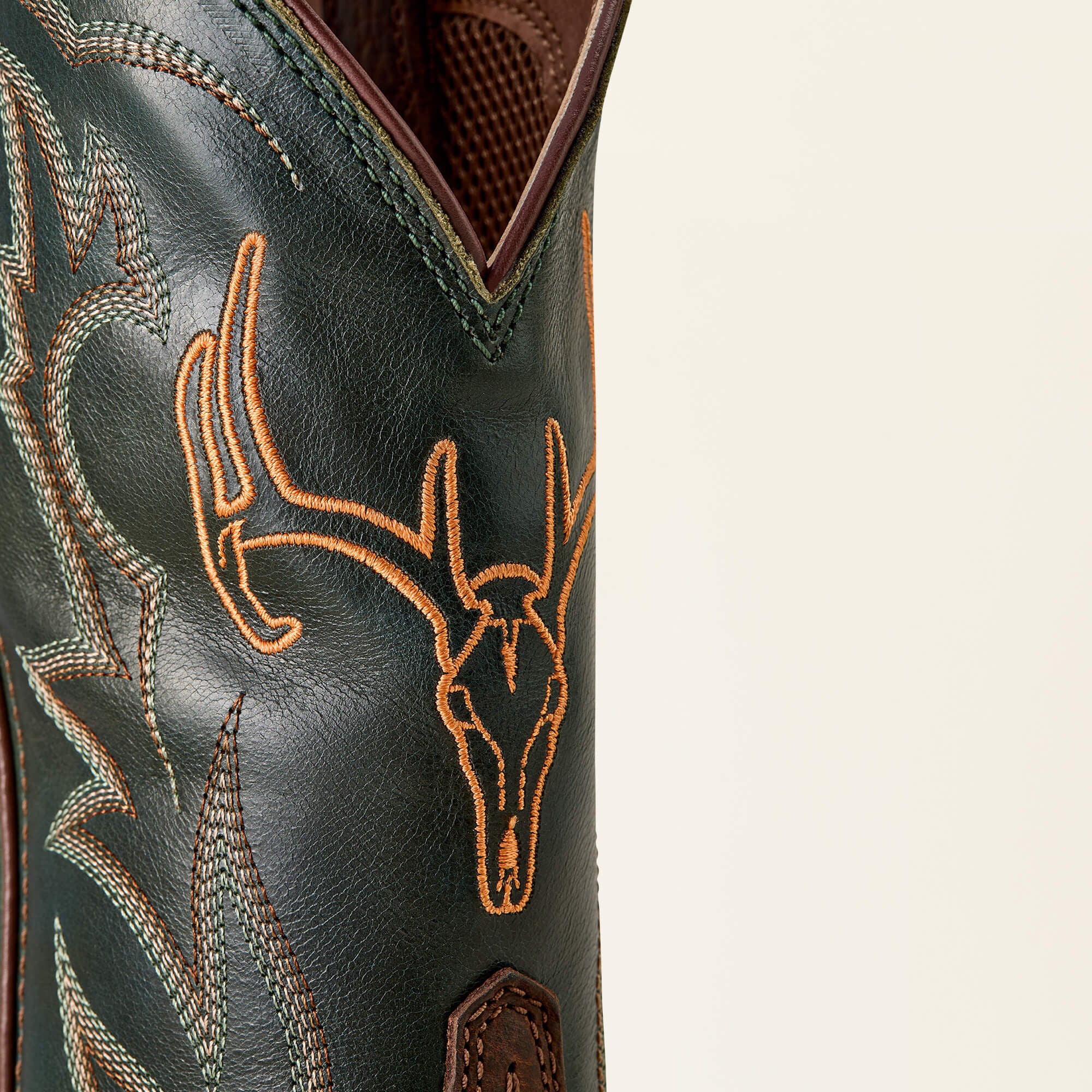 Sport Outdoor Cowboy Boot Men - BROWN OILED ROWDY/TACK GREEN