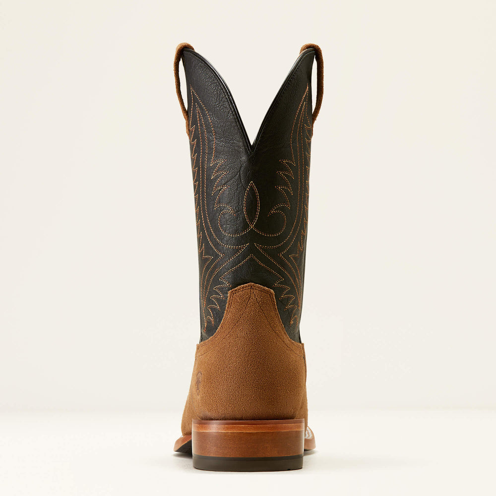 Circuit Paxton Cowboy Boot Men - RANCH BROWN SUEDE/BAYOU BLACK