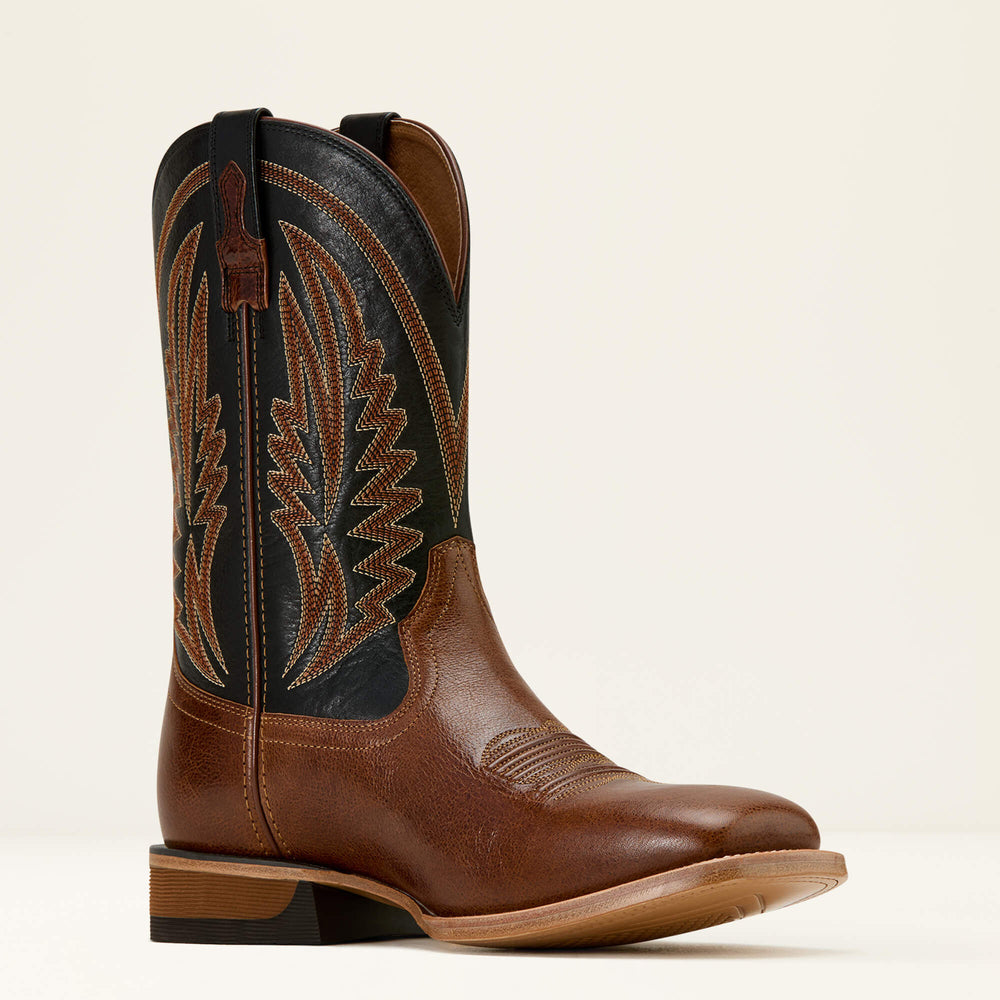 Sidestrike Cowboy Boot Men - GINGERSNAP/SUPPLE BLACK