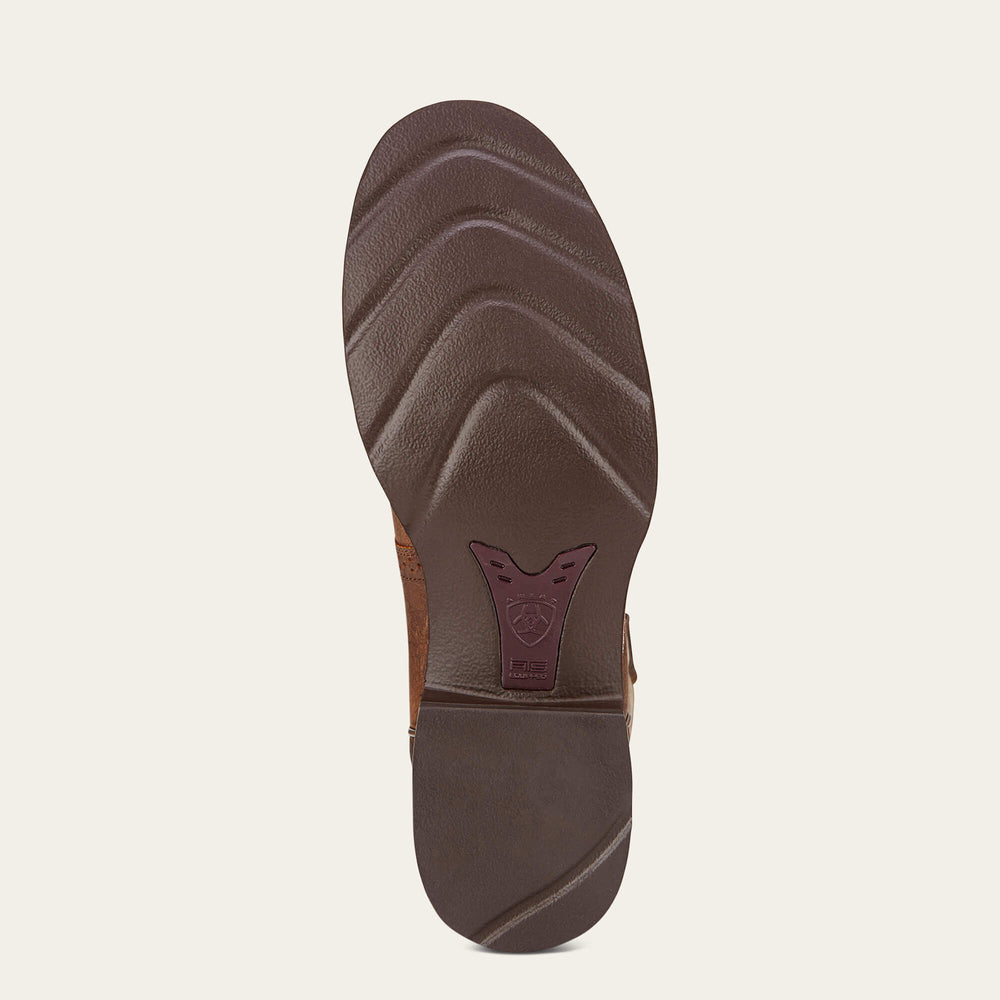 Heritage Crepe Western Boot Men - EARTH