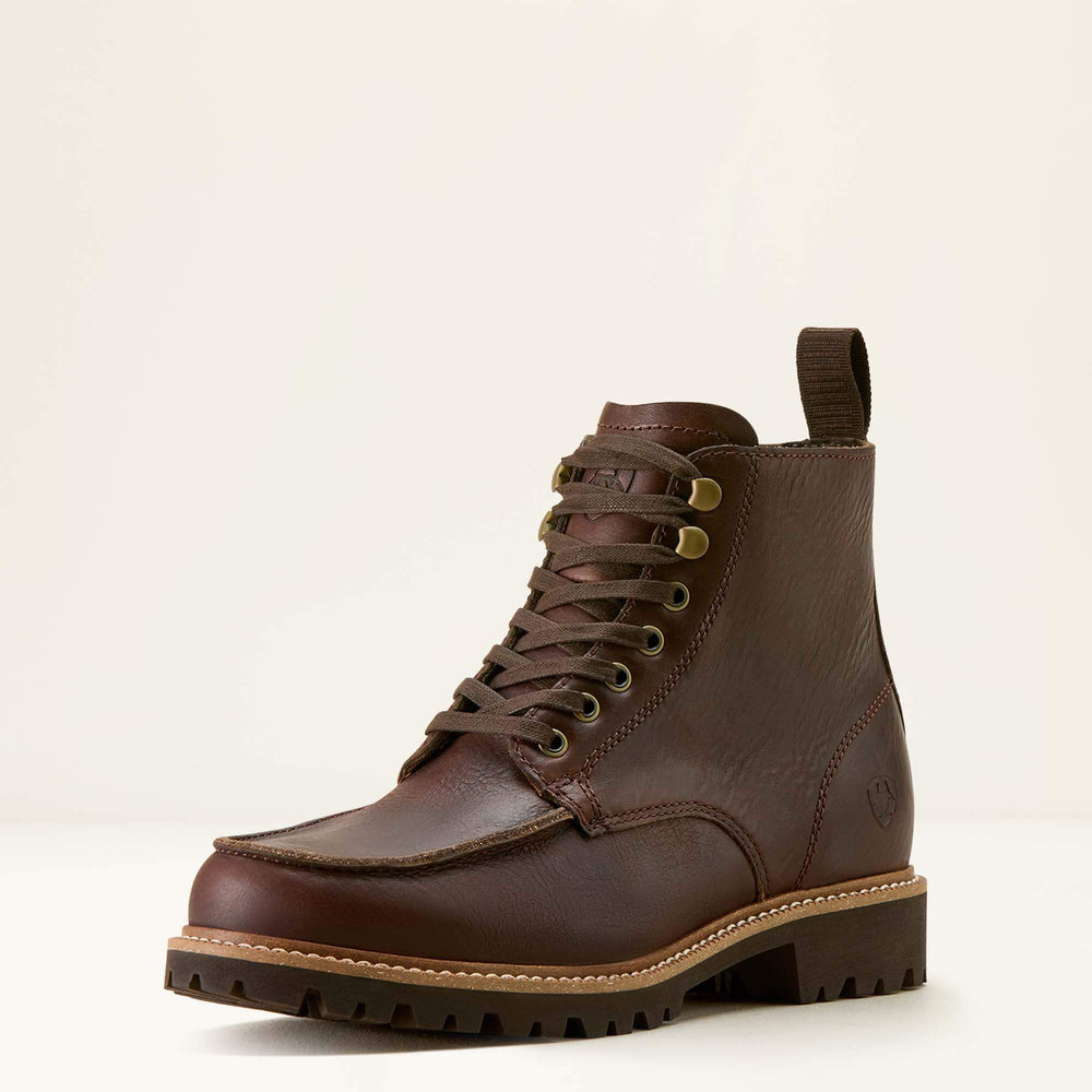 Split Rock Moc Toe Western Boot Men - HAVANA BROWN