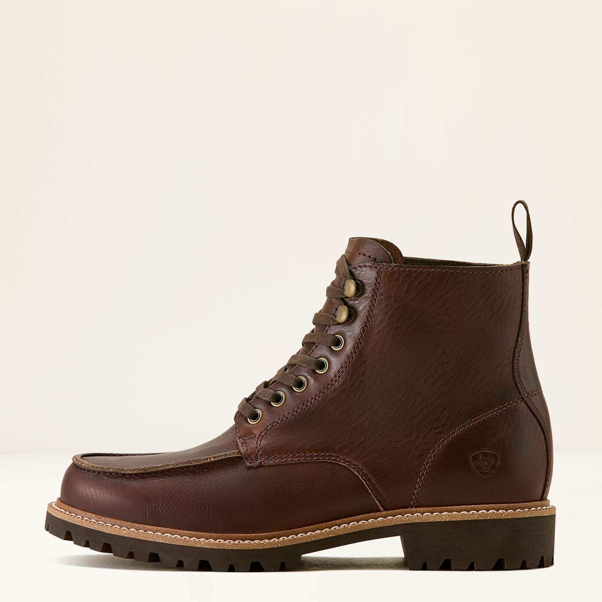 Split Rock Moc Toe Western Boot Men - HAVANA BROWN