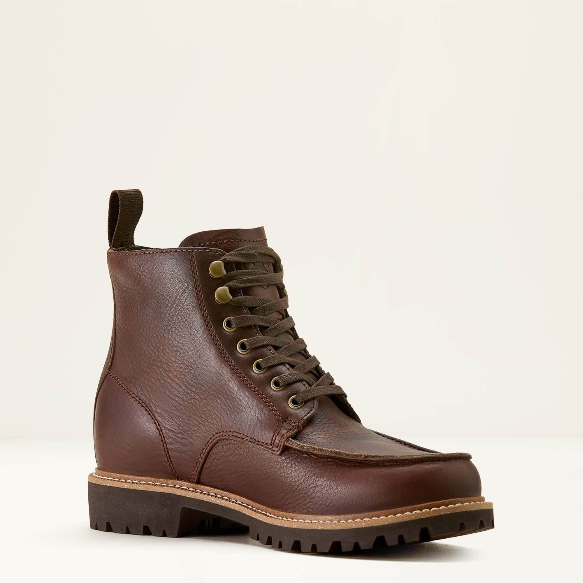 Split Rock Moc Toe Western Boot Men - HAVANA BROWN