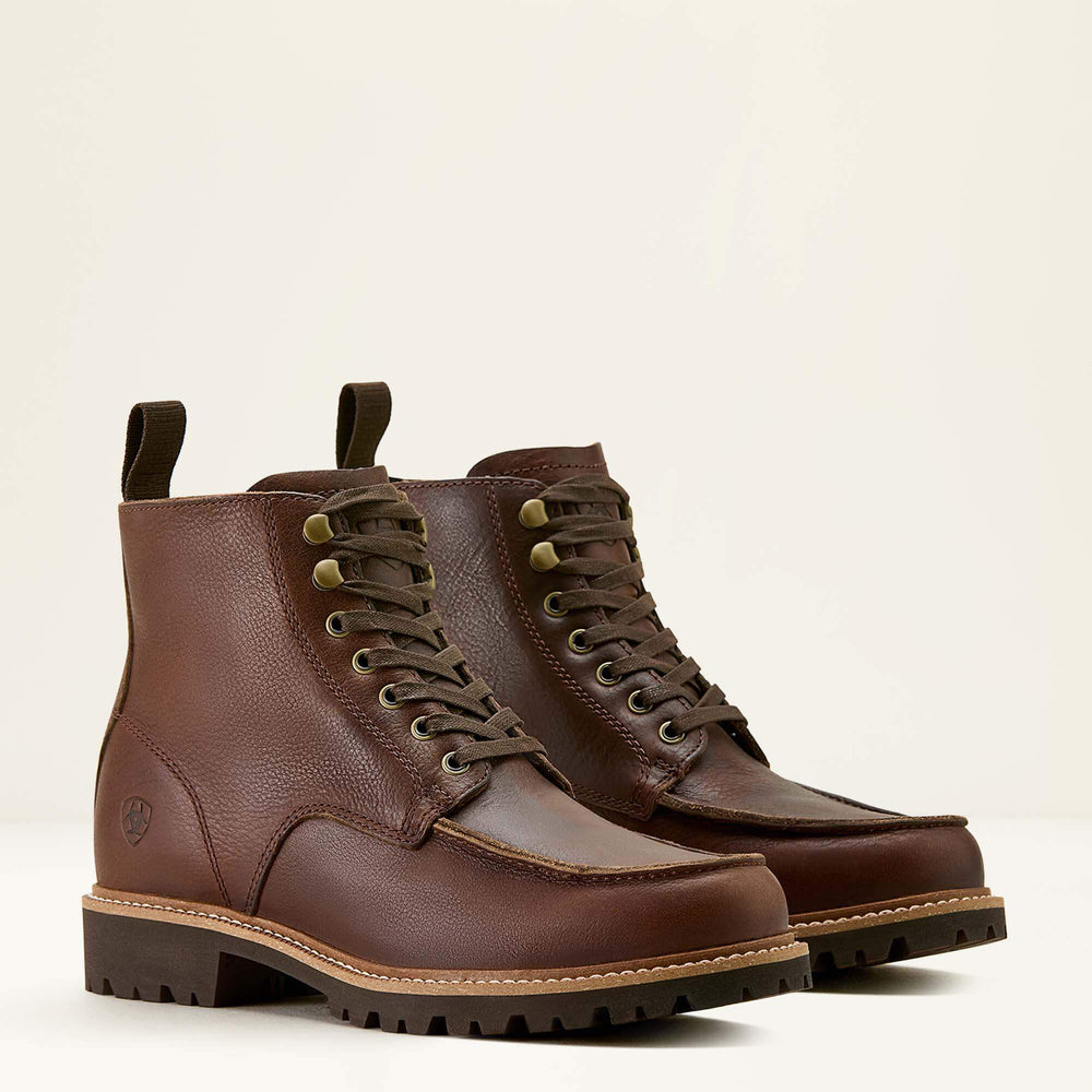Split Rock Moc Toe Western Boot Men - HAVANA BROWN
