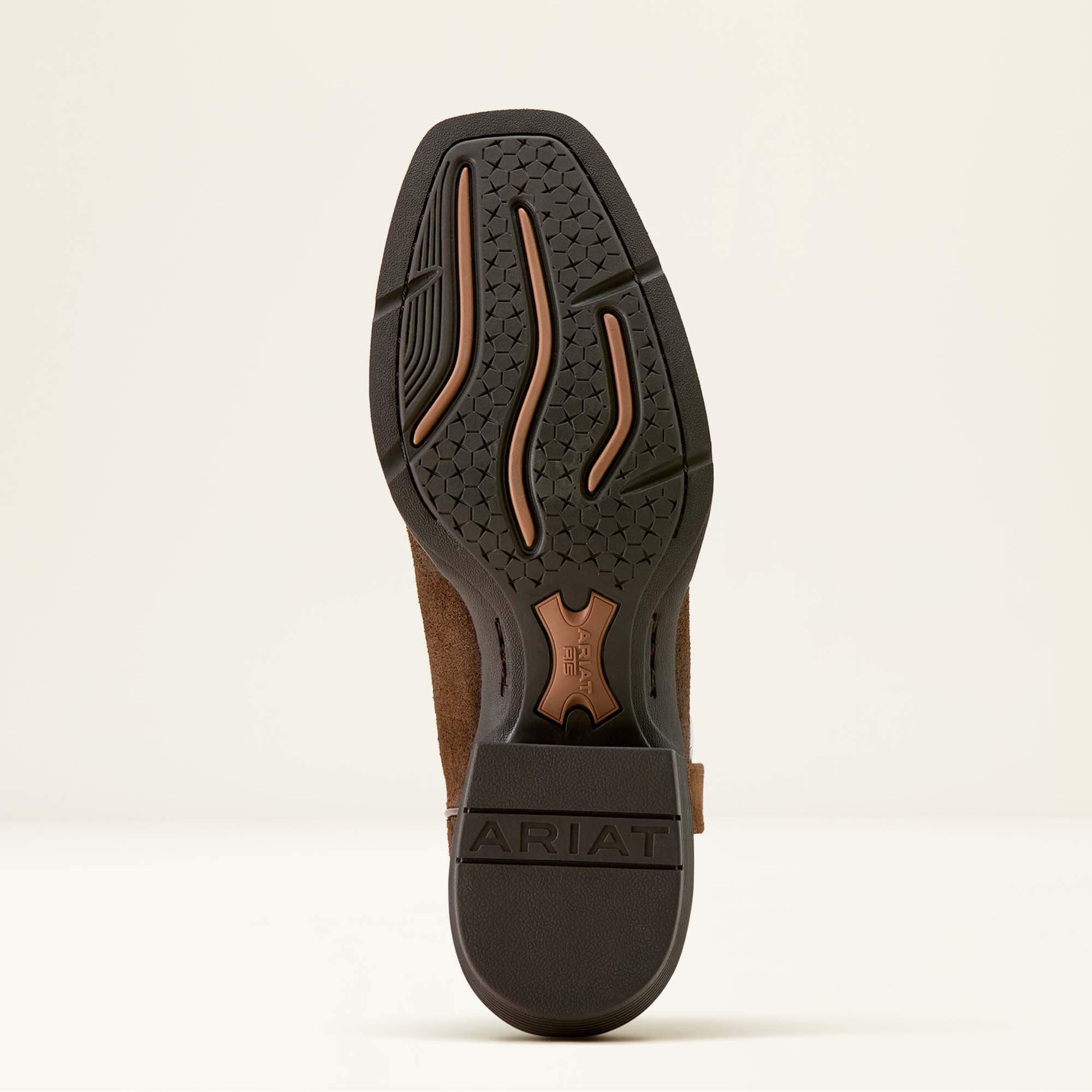 Sport Narrow Cutter Toe Cowboy Boot Men - AGED SMOKEHOUSE ROUGHOUT/MIDNIGHT BLUE