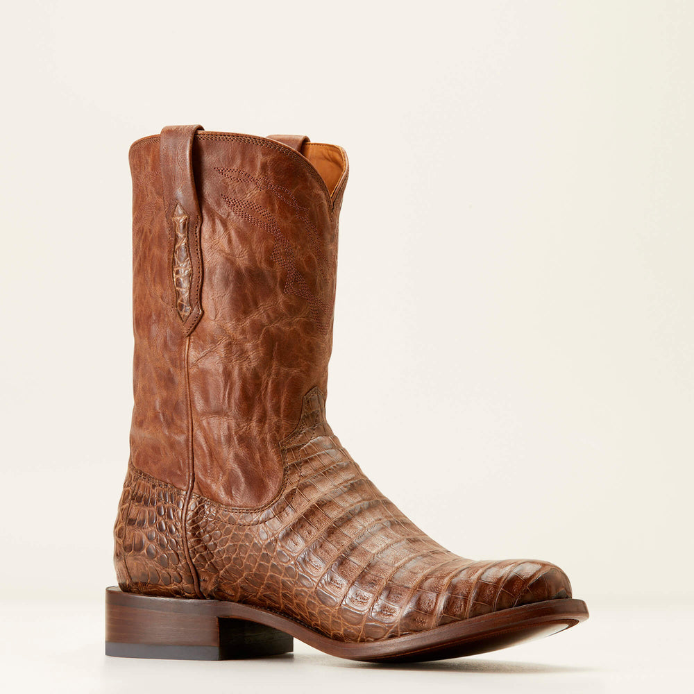 Bench Made Clanton Western Boot Men - NATURAL CAIMAN BELLY