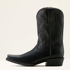 Sport Narrow Cutter Toe Cowboy Boot Men - BLACK DEERTAN