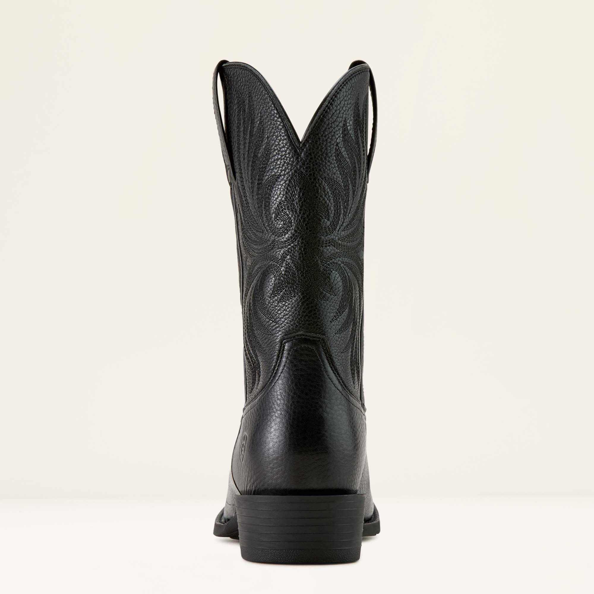 Sport Narrow Cutter Toe Cowboy Boot Men - BLACK DEERTAN