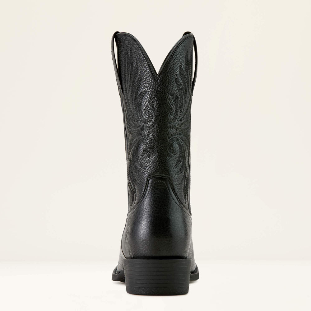 Sport Narrow Cutter Toe Cowboy Boot Men - BLACK DEERTAN