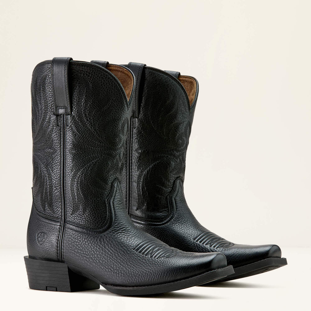 Sport Narrow Cutter Toe Cowboy Boot Men - BLACK DEERTAN