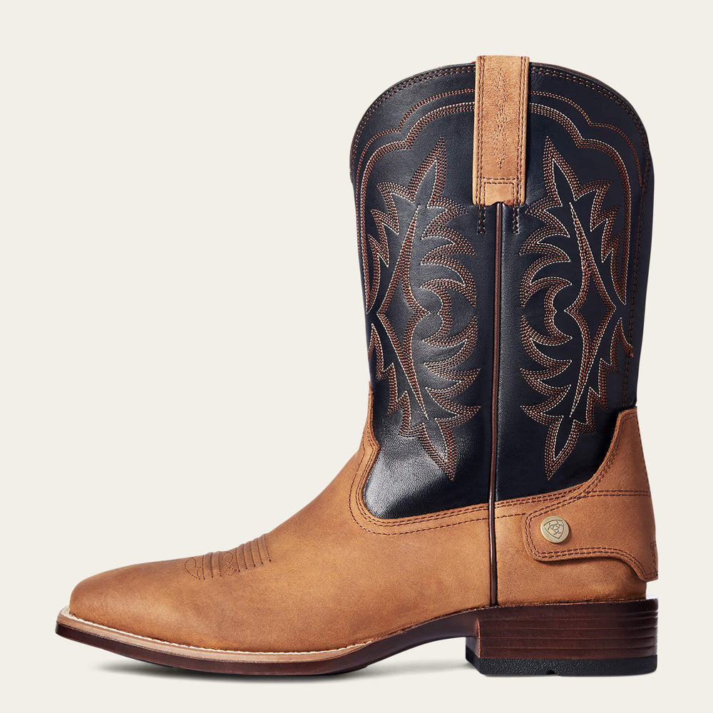 Ryden Ultra EZ Zip Cowboy Boot Men - STATUS BROWN