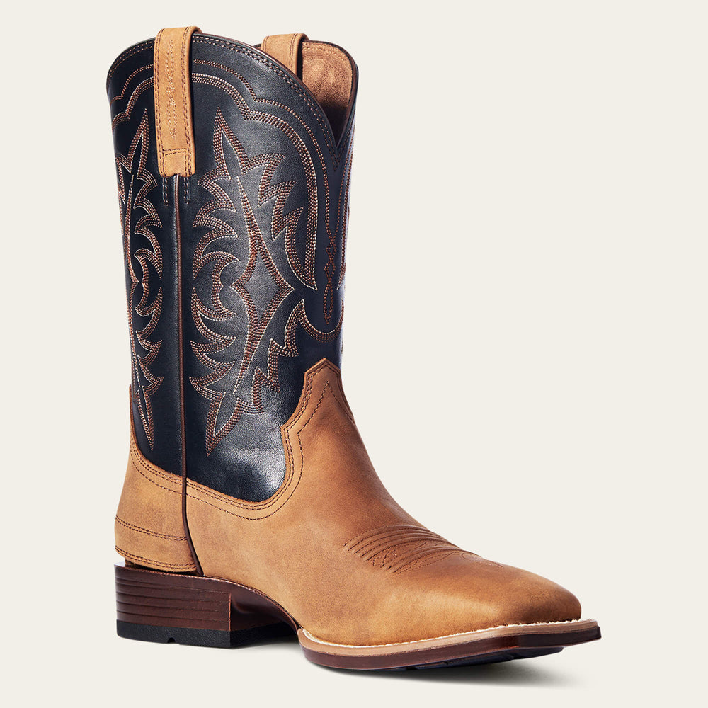 Ryden Ultra EZ Zip Cowboy Boot Men - STATUS BROWN