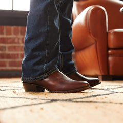 Bench Made James Western Boot Men - SADDLE BROWN BISON