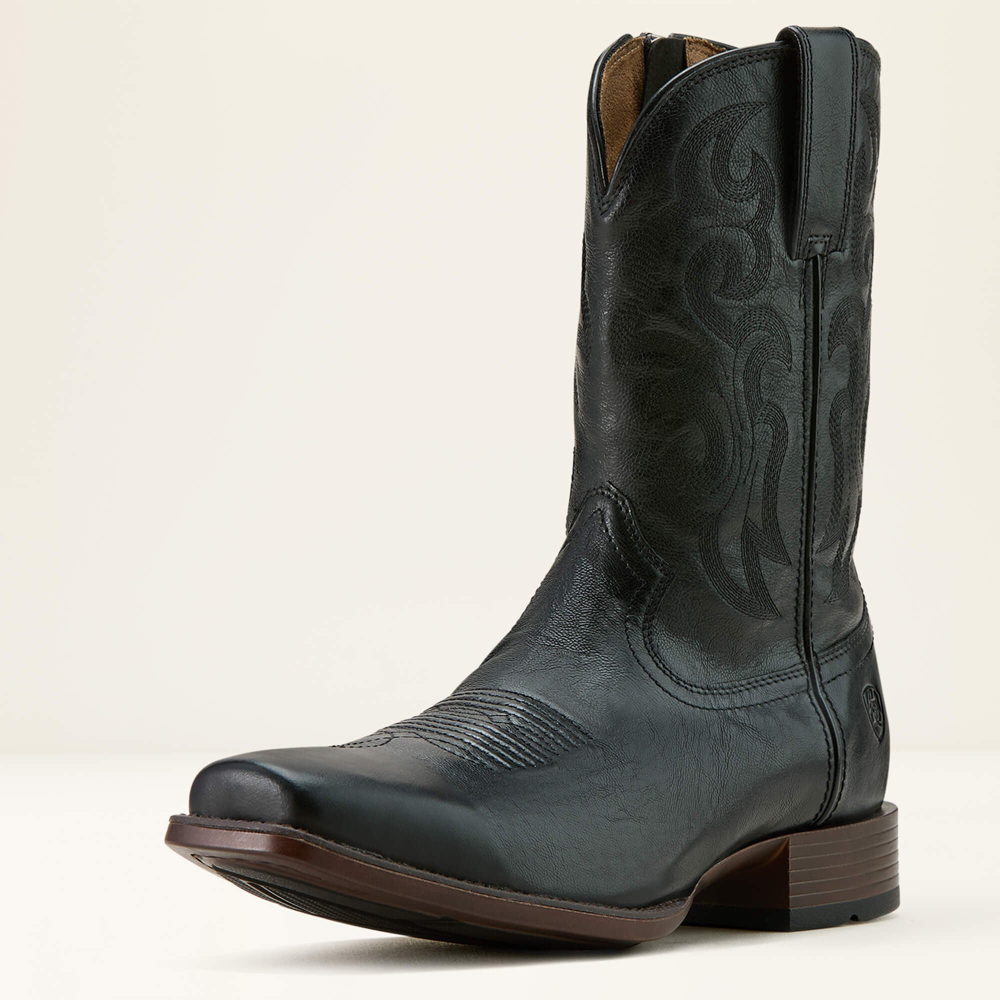 Bodie Western Boot Men - IRON BLACK