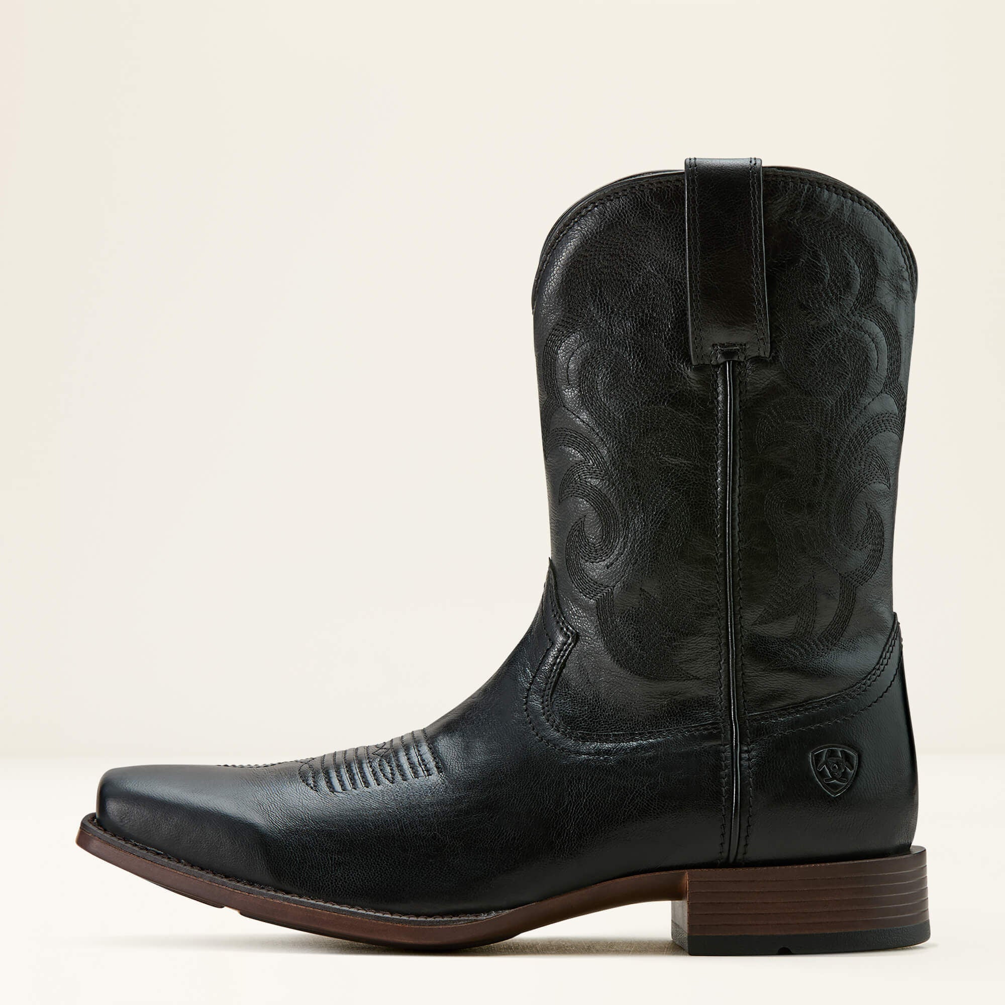 Bodie Western Boot Men - IRON BLACK