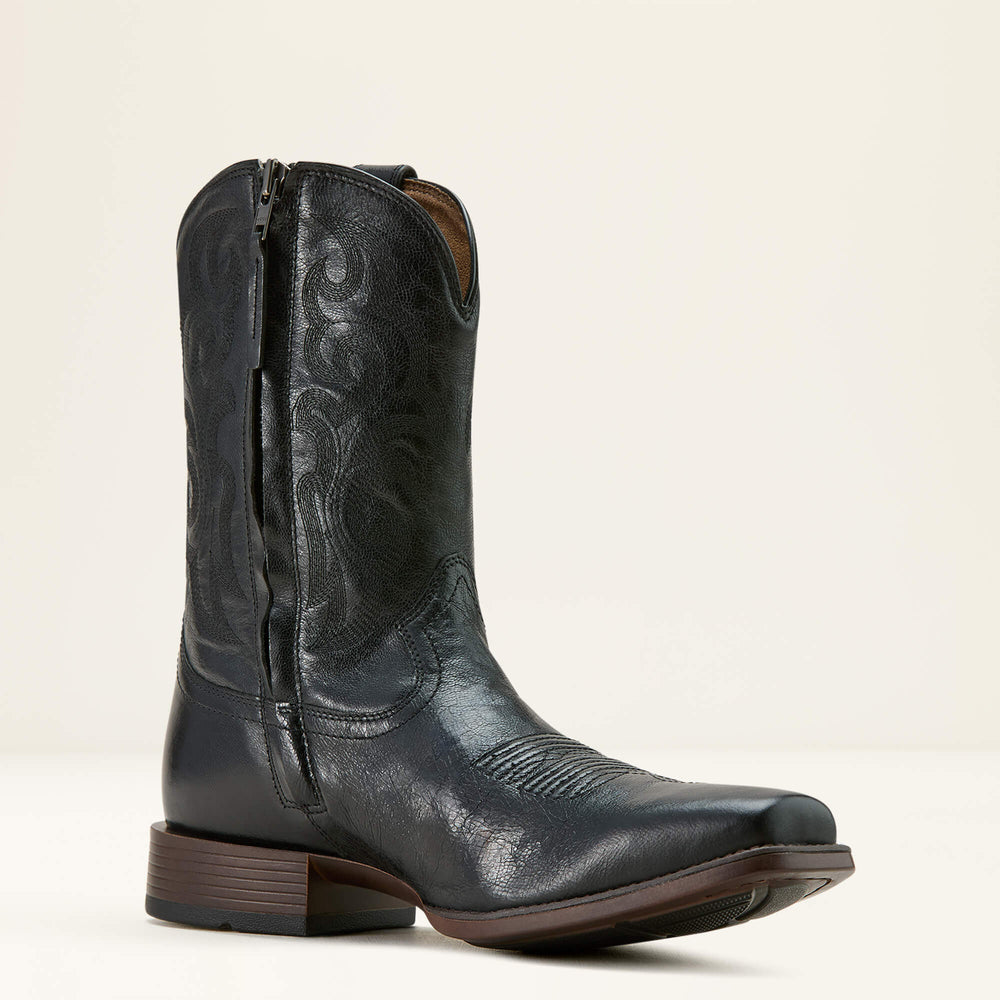 Bodie Western Boot Men - IRON BLACK