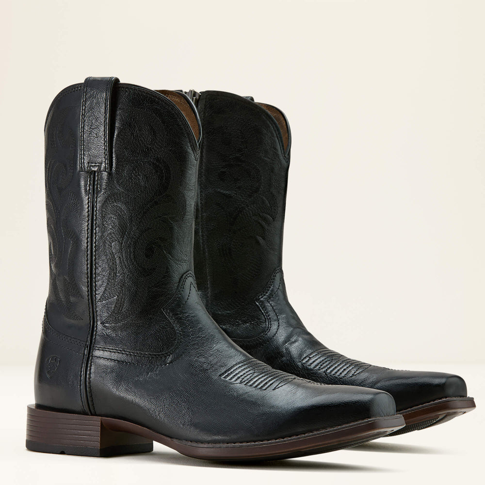 Bodie Western Boot Men - IRON BLACK
