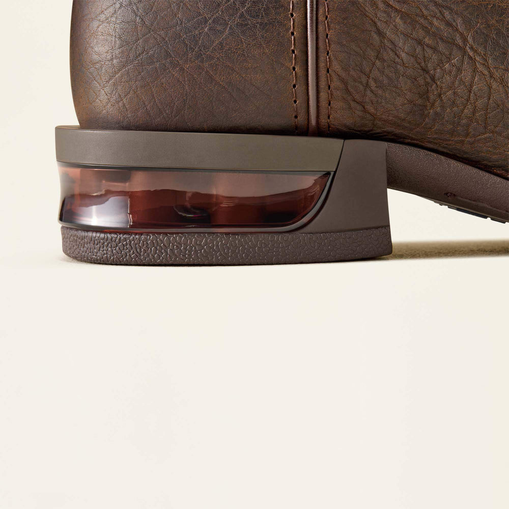 Captivate Wide Square Toe Cowboy Boot Men - DARK BROWN/PEANUT BUTTER