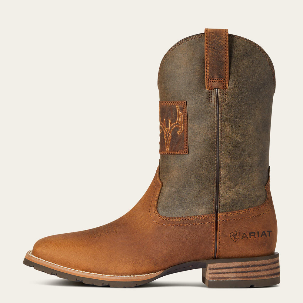 Hybrid Patriot Country Western Boot Men - CASPER BROWN