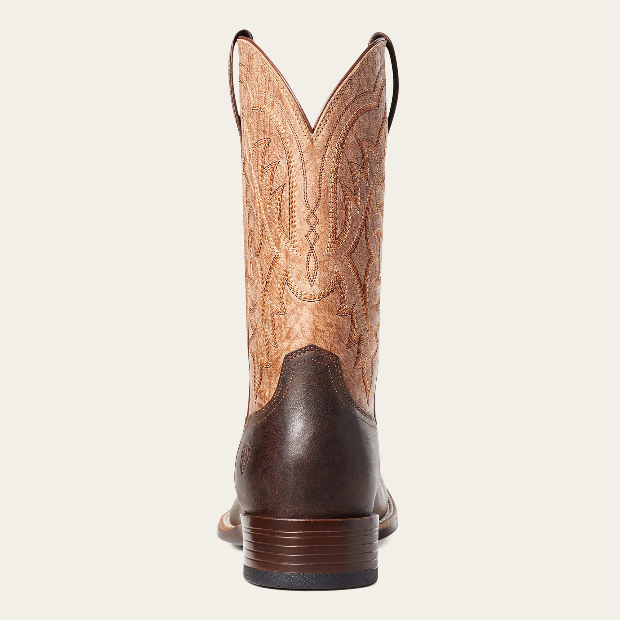 Ryden Ultra Wide Square Toe Cowboy Boot Men - DARK ROAST