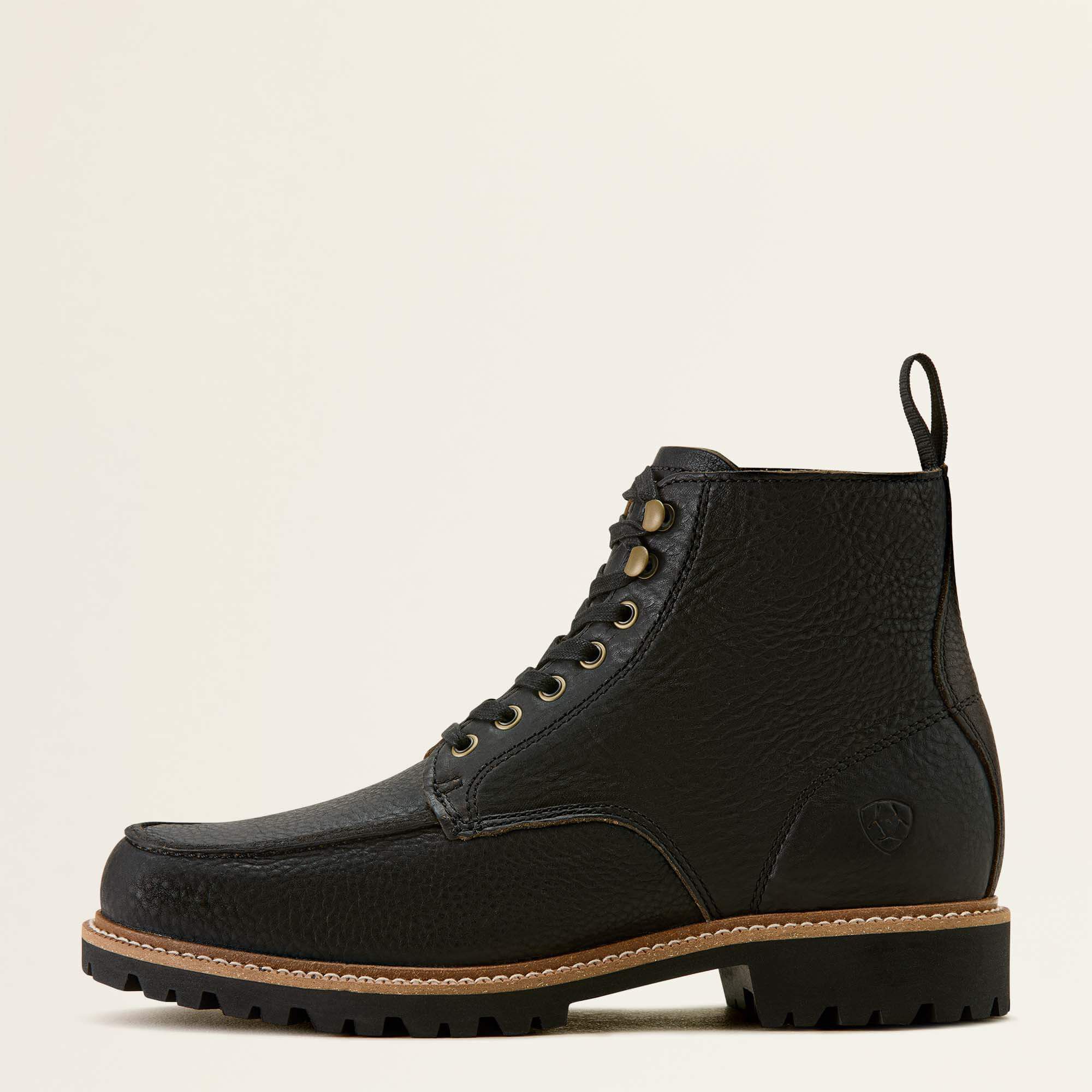 Split Rock Moc Toe Western Boot Men - BLACK MOCHA