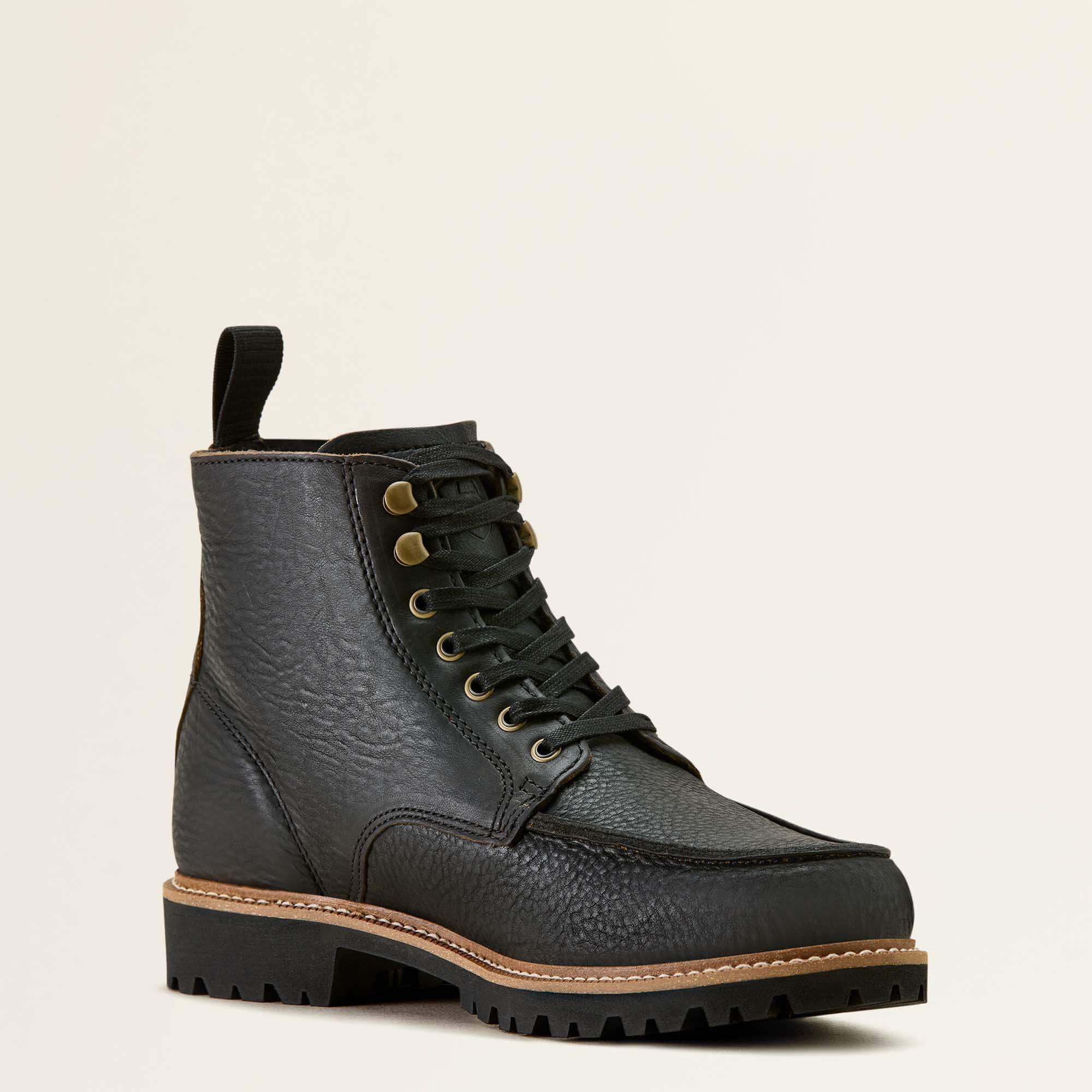 Split Rock Moc Toe Western Boot Men - BLACK MOCHA