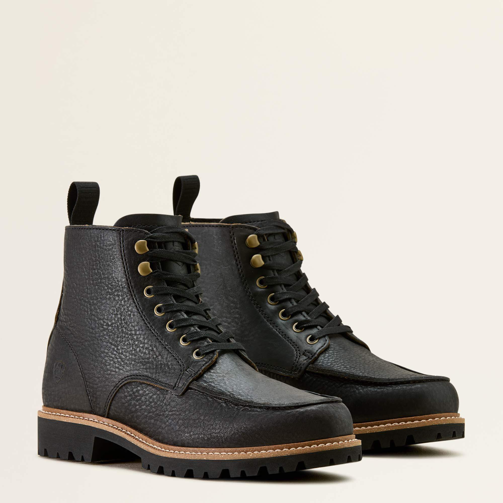 Split Rock Moc Toe Western Boot Men - BLACK MOCHA