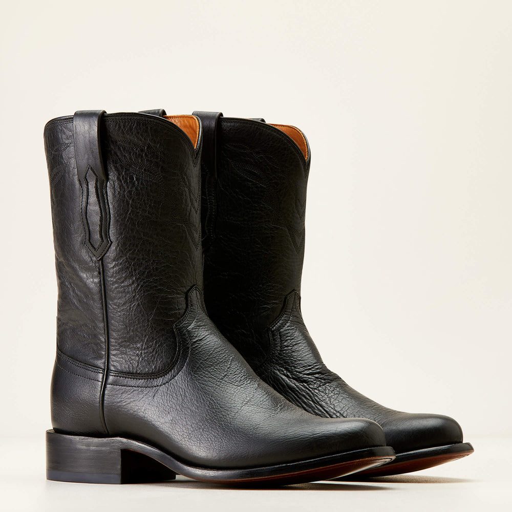 Bench Made Clanton Western Boot Men - COOL BLACK BISON