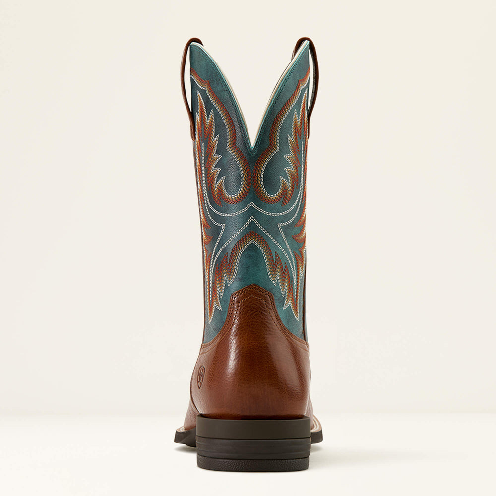 Wilder Cowboy Boot Men - LUNA TAN/FORGED GREEN